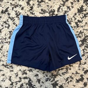 Nike Dark Blue Shorts with Light Blue Accents
